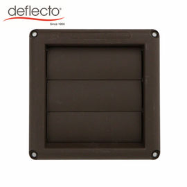 Brown Plastic Air Vents 5 Inch Easy Installation Louvered AC Cap Vent Hood