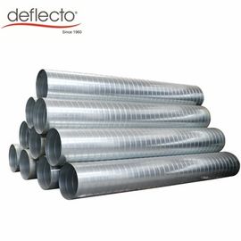 20 Inch Rigid Air Duct 0.6 Mm Thickness Galvanized Steel Spiral Duct